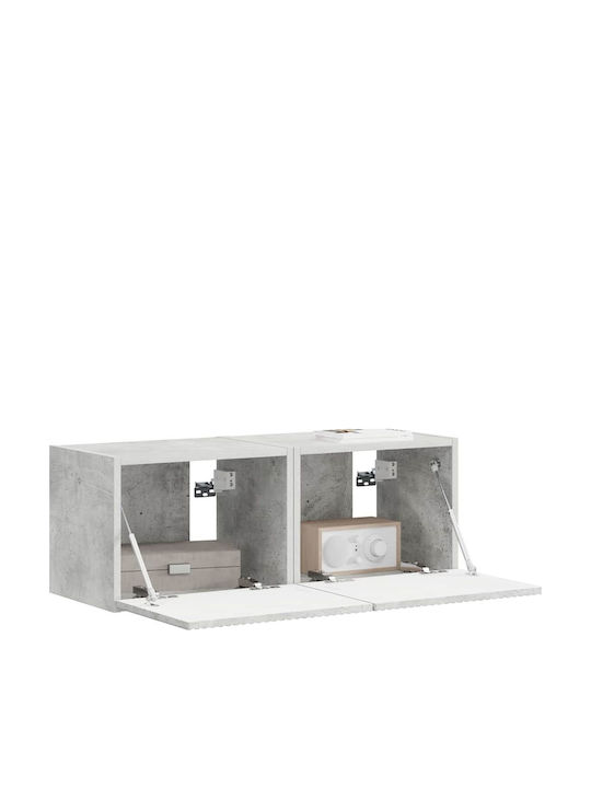 Living Room TV Unit Concrete L60xW31xH29.5cm