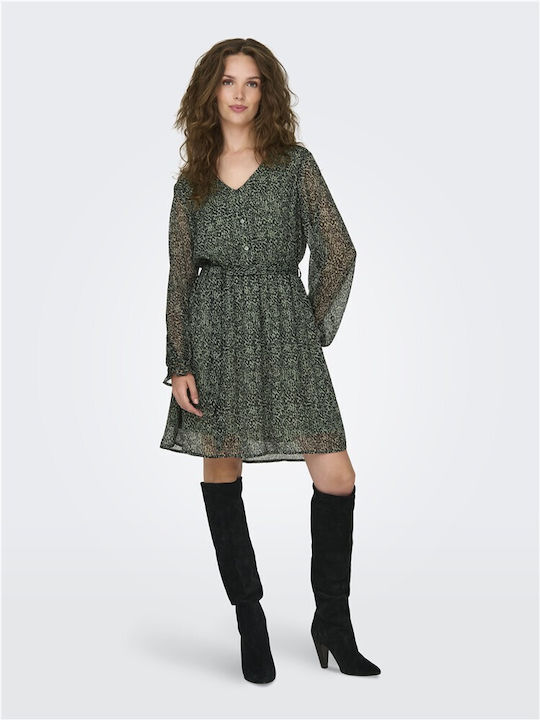 Mini Abendkleid Grün