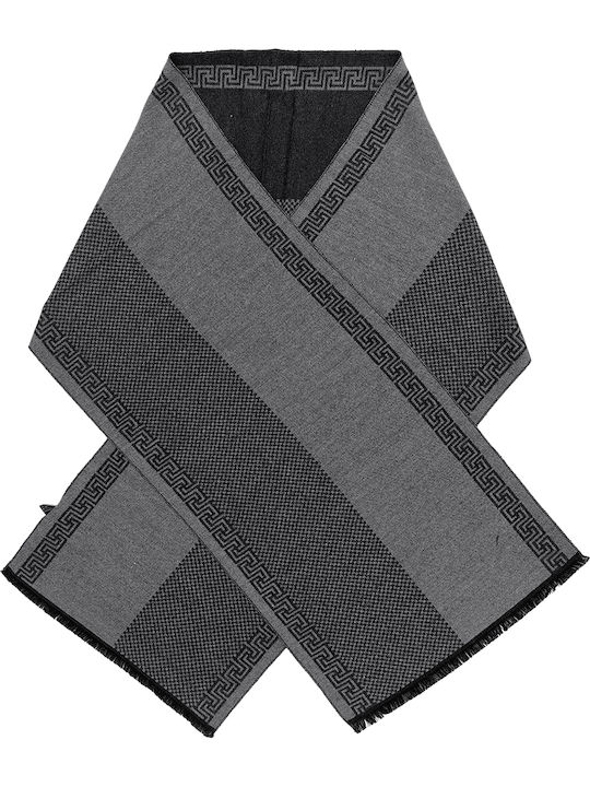 Men's Wool Scarf Gray