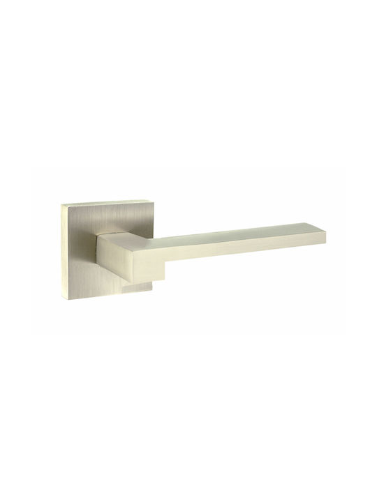 Perfect Handles Türgriffe Rosette Paar Mit einem Mundstück Matt Schwarz