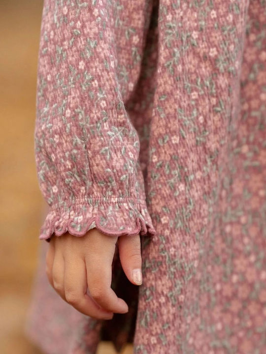 Girls Dress Long Sleeve Floral Rouge