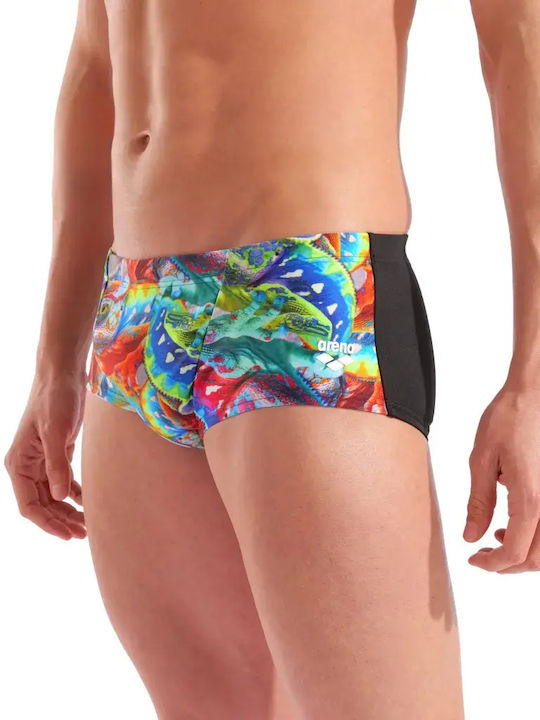 Swim Low Waist Short Men's Swimwear Shorts Black Floral
