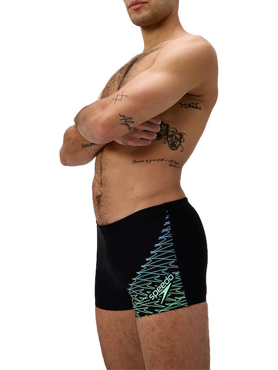 Medley Logo Aquashort Men's Swimwear Shorts Black With Patterns
