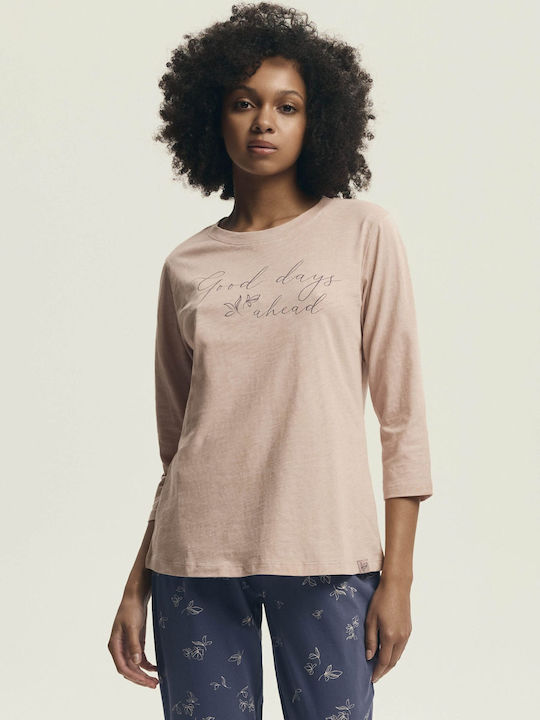 Henderson Winter Damen Pyjama-Set Pink