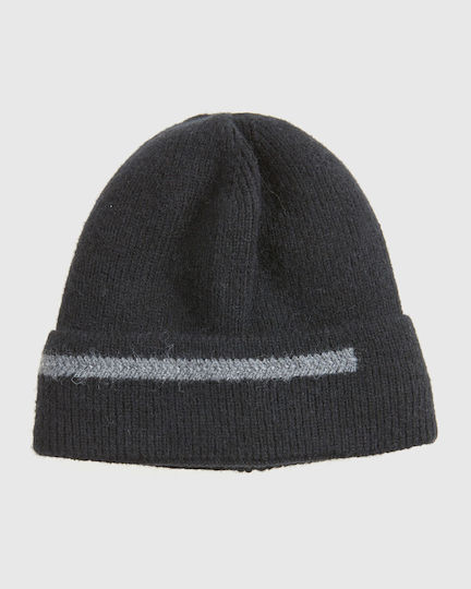 Beanie Γυναικείος Σκούφος Πλεκτός σε Μαύρο χρώμα