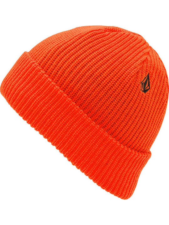 Sweep Lined Beanie Ανδρικός Σκούφος Πλεκτός σε Πορτοκαλί χρώμα