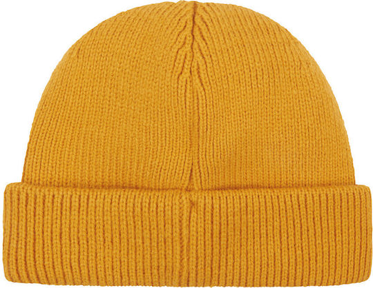 Beanie Unisex Beanie Knitted in Yellow color