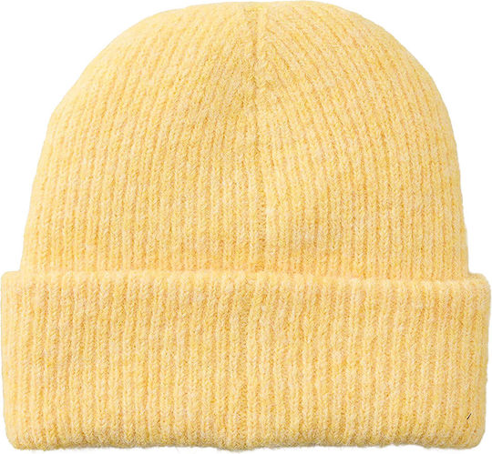 Beanie Beanie Knitted in Yellow color