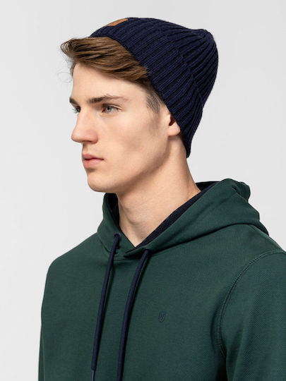 Beanie Unisex Căciulă Tricotat în culoarea Albastru marin