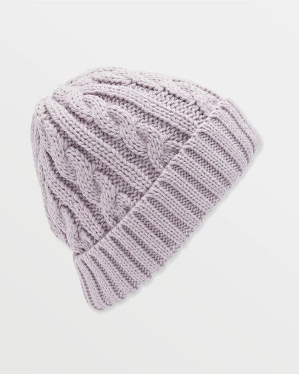 Beanie Beanie Knitted in Lilac color