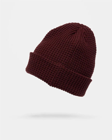 Beanie Ανδρικός Σκούφος με Rib Πλέξη σε Γκρι χρώμα
