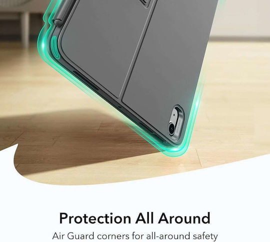 ESR Flex Flip Cover mit Tastatur Grau (iPad Air 2020/2022 / iPad Air 11" 2024/2025/2026)