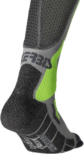 Καλτσες X-leg Vented Pro Grey Yellow 26704.290 Acerbis