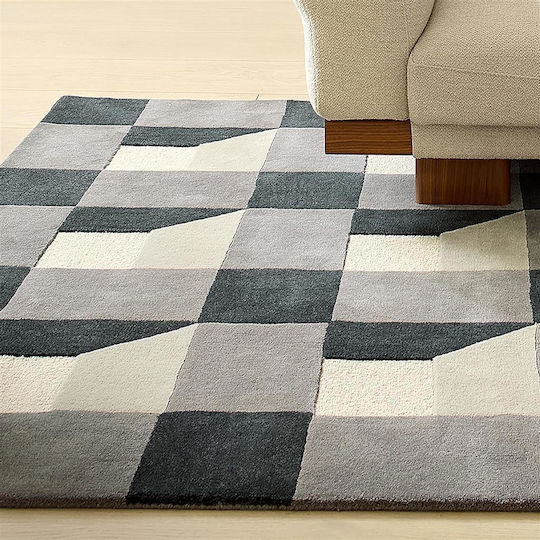 Harlequin Lucrat manual Covor Rectangular Din lână Slate