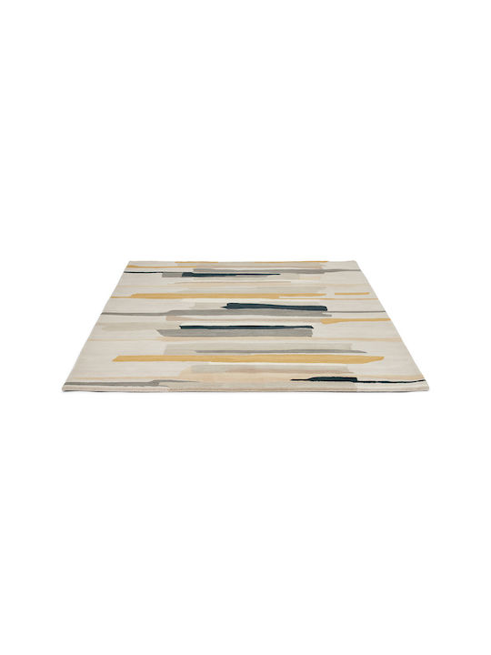Harlequin Handmade Rug Rectangular Wool Grey Mustard