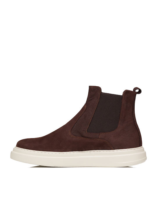 Leather Brown Men's Boots