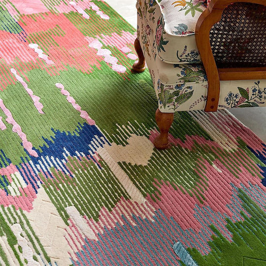 Harlequin Χειροποίητο Χαλί Ορθογώνιο Μάλλινο Green-multi 140x200cm