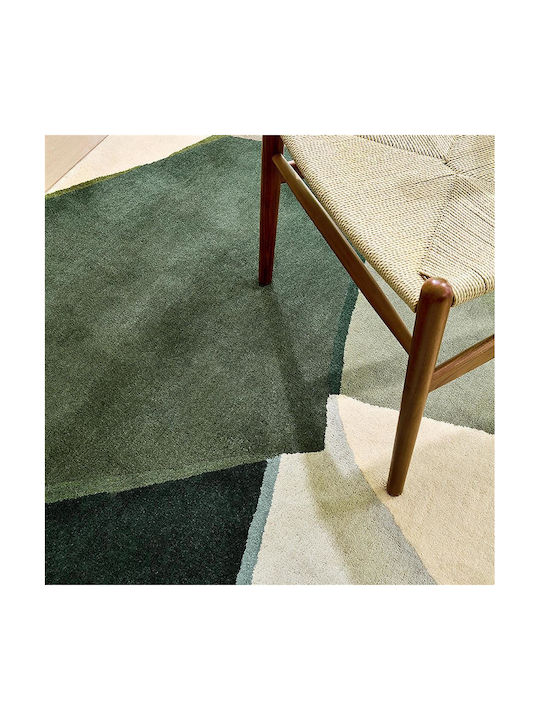 Harlequin Χειροποίητο Χαλί Ορθογώνιο Green-beige 140x200cm
