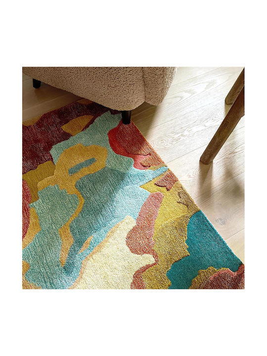 Harlequin Handgefertigt Teppich Rechteckig Wolle Pink-multi