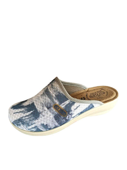 Anatomische Damen Hausschuhe Gray