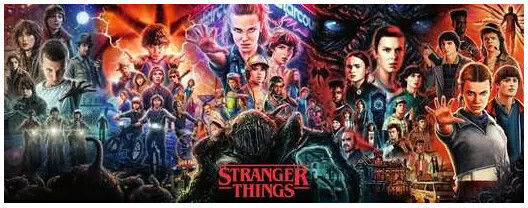 Ravensburger Stranger Things Panorama Puzzle 1000 Pieces