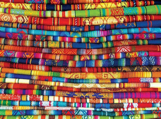 Peruvian Fancy Blankets Puzzle 2D Smart Cut Design 1000pcs