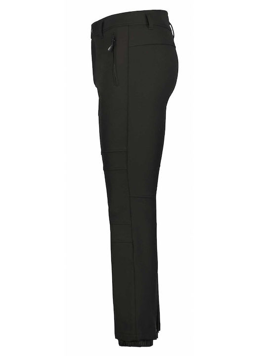 Icepeak Erding 857101380-990 Ανδρικό Παντελόνι Σκι & Snowboard Soft Shell Μαύρο