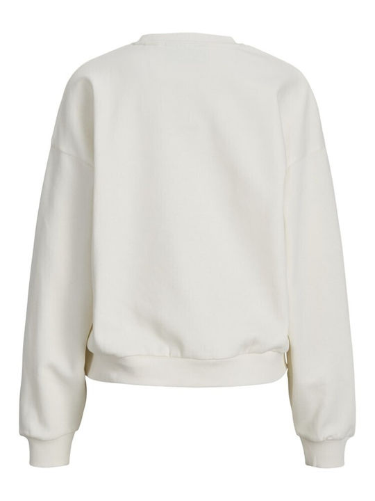 Lang Damen Sweatshirt Ecru