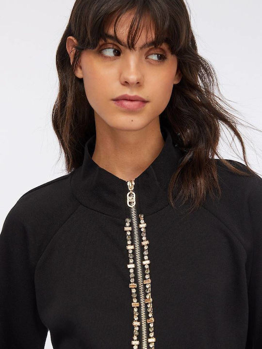 Women's Sweatshirt Jacket Black