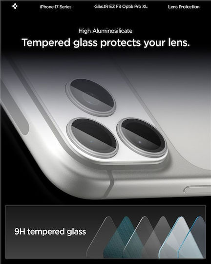 Spigen Camera Protection Tempered Glass Silver for the iPhone 17 Pro