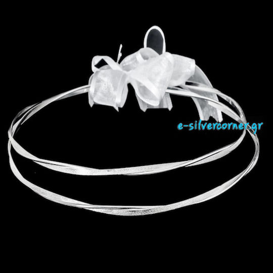 Versilberte Handgefertigte Hochzeitskronen Syzefxis