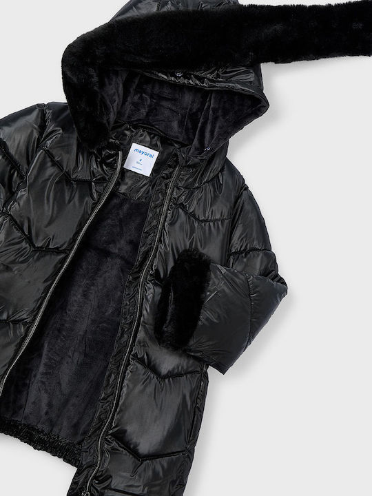 Kids' Casual Jacket with Hood Black
