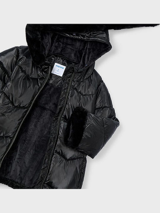 Kids' Casual Jacket with Hood Black