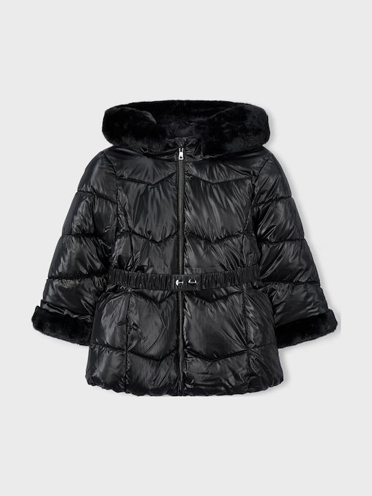 Kids' Casual Jacket with Hood Black