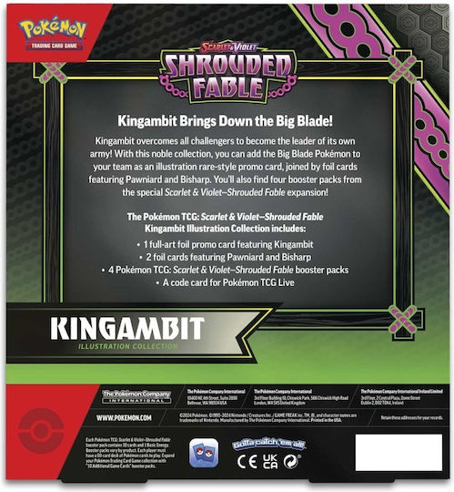 Nintendo Shrouded Fable - Kingambit Illustration Collection Scarlet & Violet Booster Pack (EN)