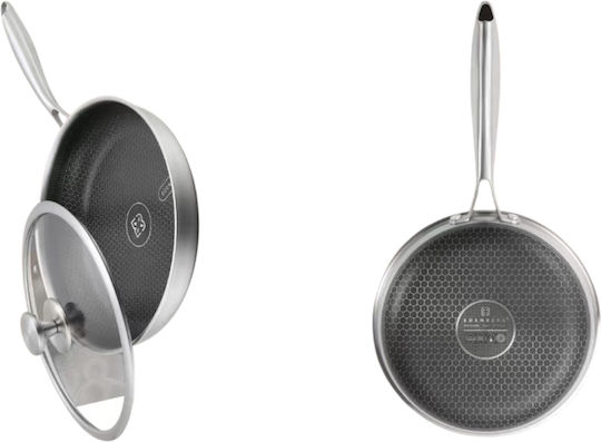 Edenberg Pan With Lid made of Stainless Steel with Non-Stick Coating 28cm