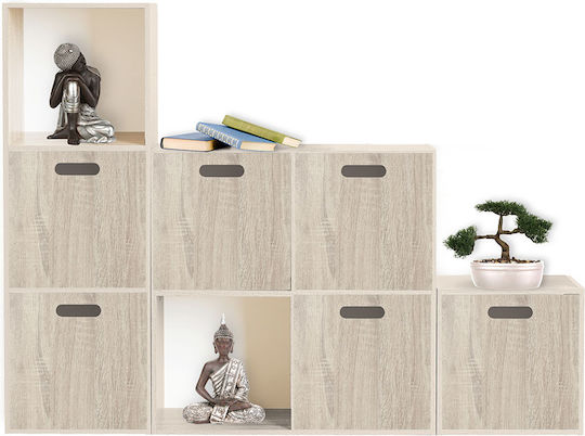 Wooden Storage Box Beige 30.3x30.3x30.3cm 1pcs