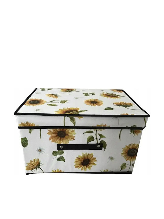 Tpster Fabric Storage Box with Lid 70x40x30cm