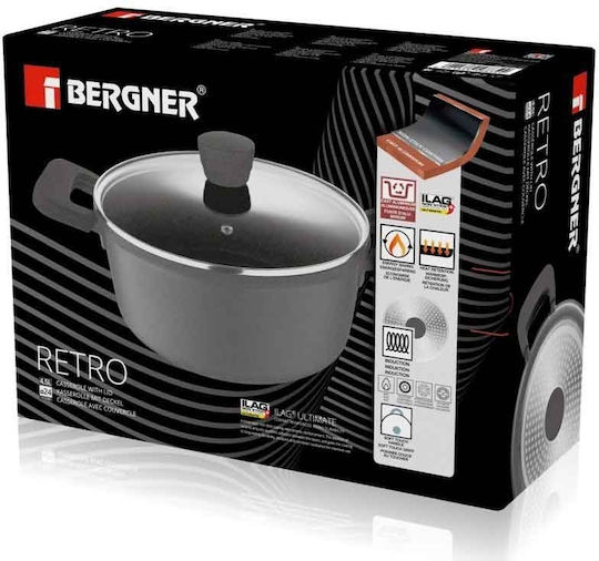 Bergner Ретро Дълбока Тенджера от Лят Алуминий 2.5л / 20см