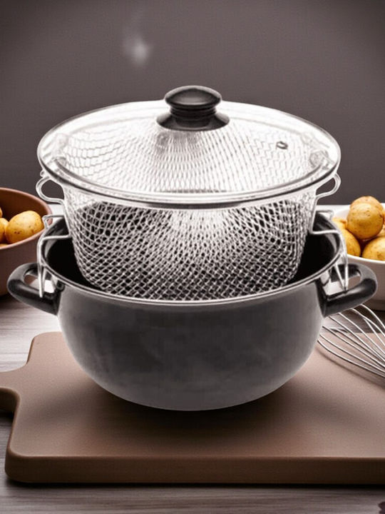 Homestyle Κατσαρόλα Φριτέζα από Αλουμίνιο 24cm