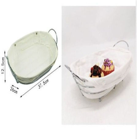 SDS Кутия за хляб Метал Бял 37.5x26x12.5см