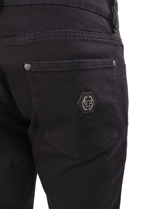 Men's Jeans Pants with Skinny Fit Black
