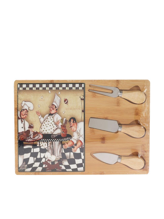 Zaros Wooden Cheese Serving Platter 30.5x21.5x1.2cm