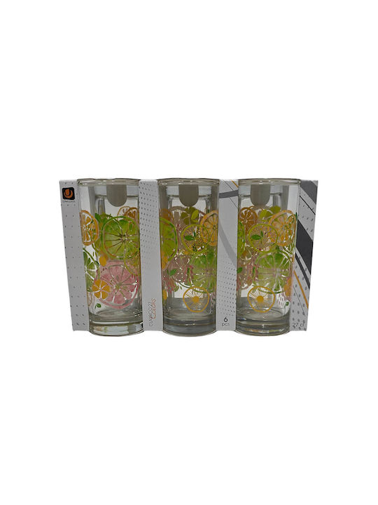 Uniglass Set Gläser Wasser / Kaffee/Freddo aus Glas 6Stück