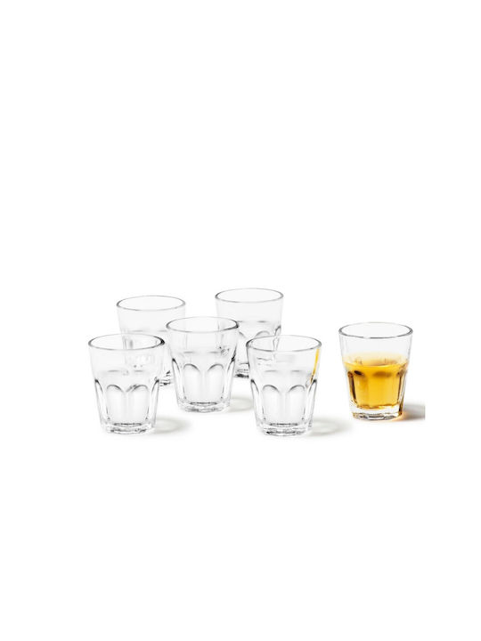 Leonardo Set Gläser Wasser aus Glas 50ml 6Stück