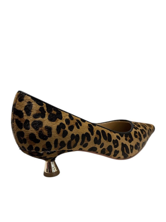 Pantofi cu toc Animal Print