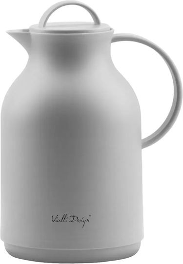 Vialli Design Amo Кана Термос Пластмасов Без BPA 1л Сив