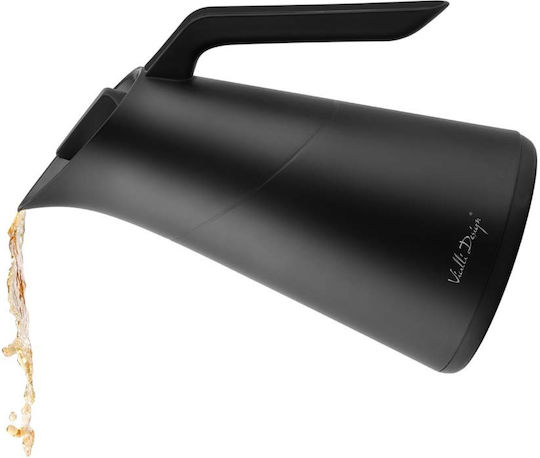 Vialli Design Soho Plastic Thermos Jug 1L Black