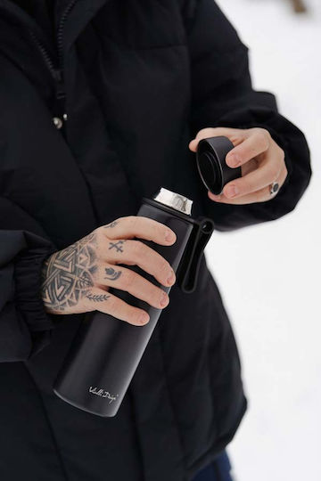 Vialli Design Fuori Sticlă Termos Plastic 500ml Negru