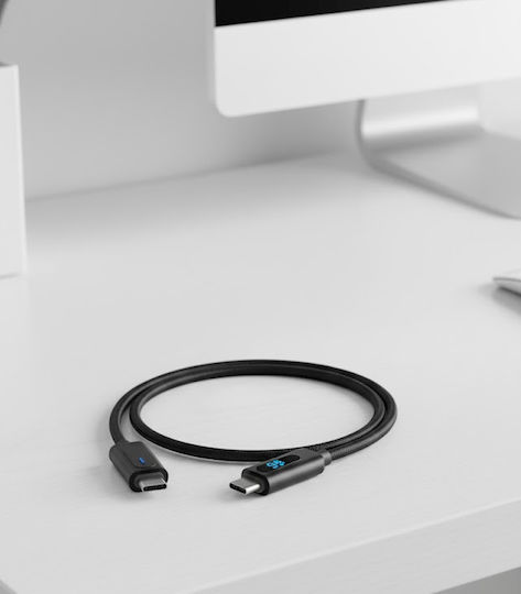 Andowl Qsj533 USB 2.0 Cable USB-C Male - USB-C 100W PD Black 1m Q-SJ533